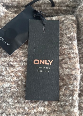 ONLY Düğmeli Bej Kadın Yün Kaban - Görsel 2