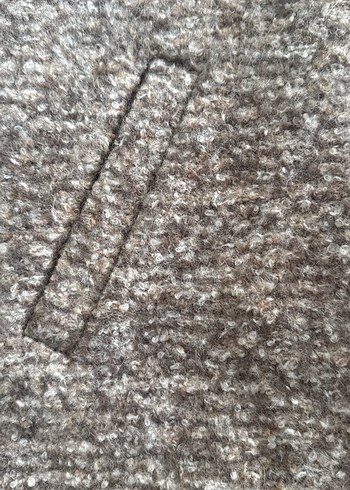 ONLY Düğmeli Bej Kadın Yün Kaban - Görsel 3