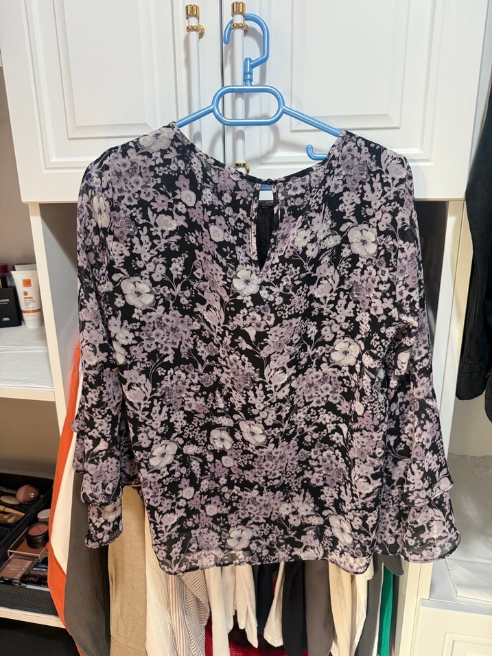 ADL Bohem Uzun Kollu Fırfırlı Kadın Bluz - Görsel 2