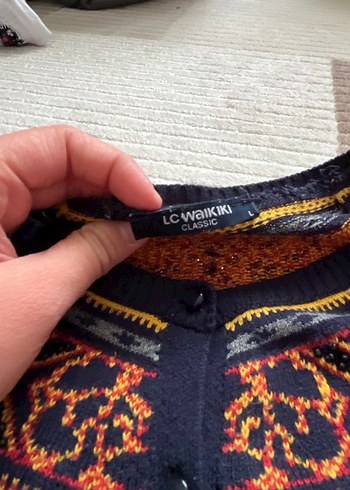 Nakışlı Bohem Kadın Triko Kazak - Görsel 2