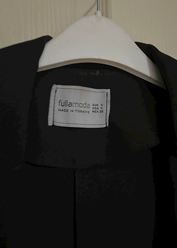 Siyah Düğmeli Kadın Blazer Ceket - Görsel 4