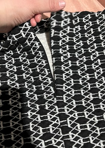 Zincir Detaylı Siyah Kadın kalem etek - Görsel 4