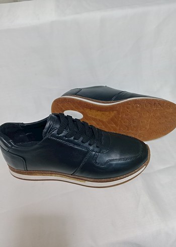 Siyah Erkek Günlük Sneaker Ayakkabı - Görsel 3