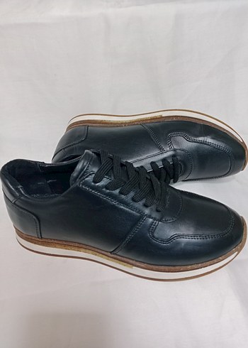 Siyah Erkek Günlük Sneaker Ayakkabı - Görsel 2