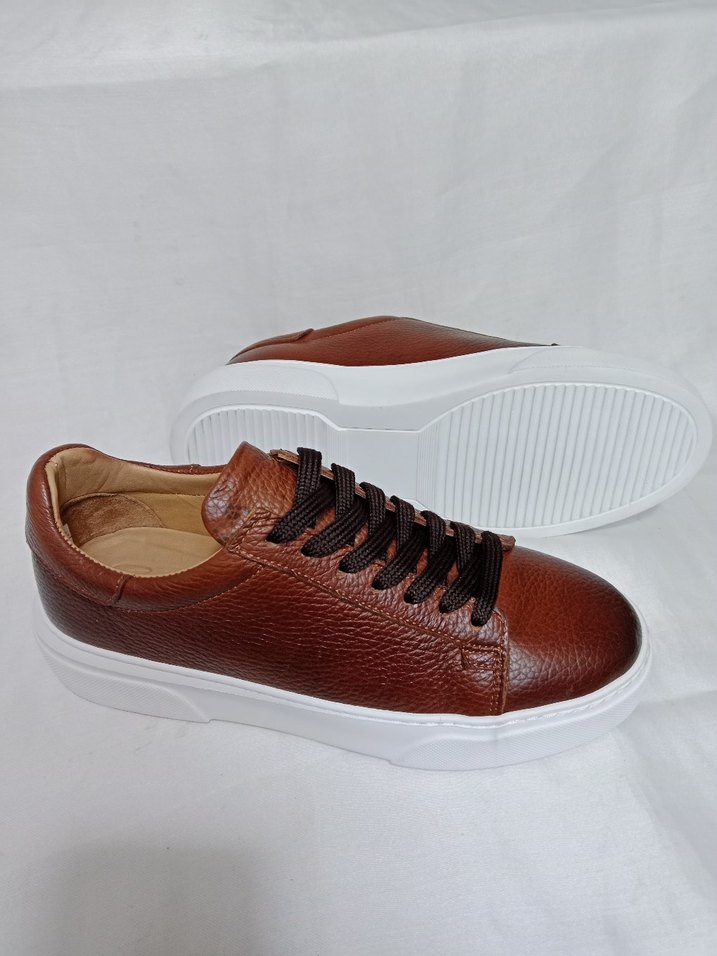 Deri Kahverengi Erkek Günlük Bağcıklı Ayakkabı - Görsel 3