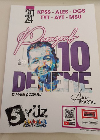 Aker Kartal Paragraf 10 Deneme Kitabı