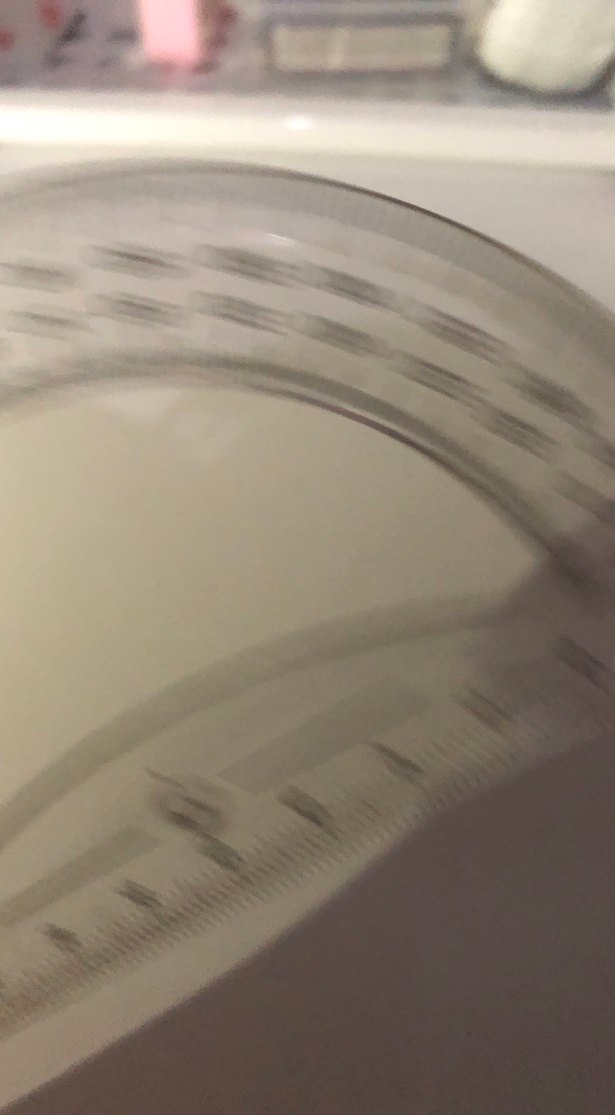 Yarı Daire Gri Beyaz Açı Ölçer - Görsel 4