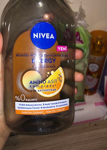 Nivea Energy Amino Asit Kompleksi Makyaj Temizleyici İçi boş - Görsel 5
