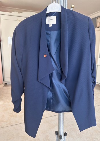 36 Beden Lacivert Kadın Blazer Ceket