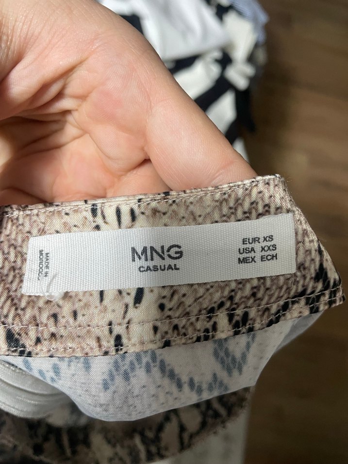 Yılan Desenli saten midi boy kadın etek - Görsel 2