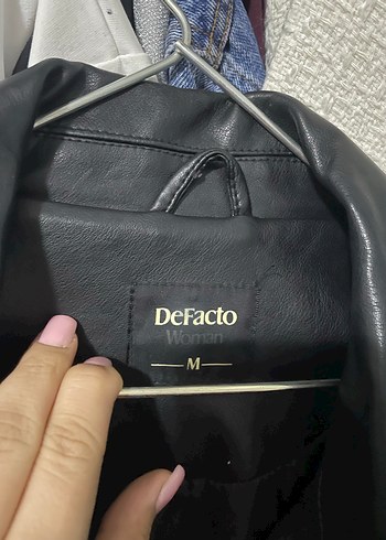 Siyah Deri Biker Ceket - Görsel 3