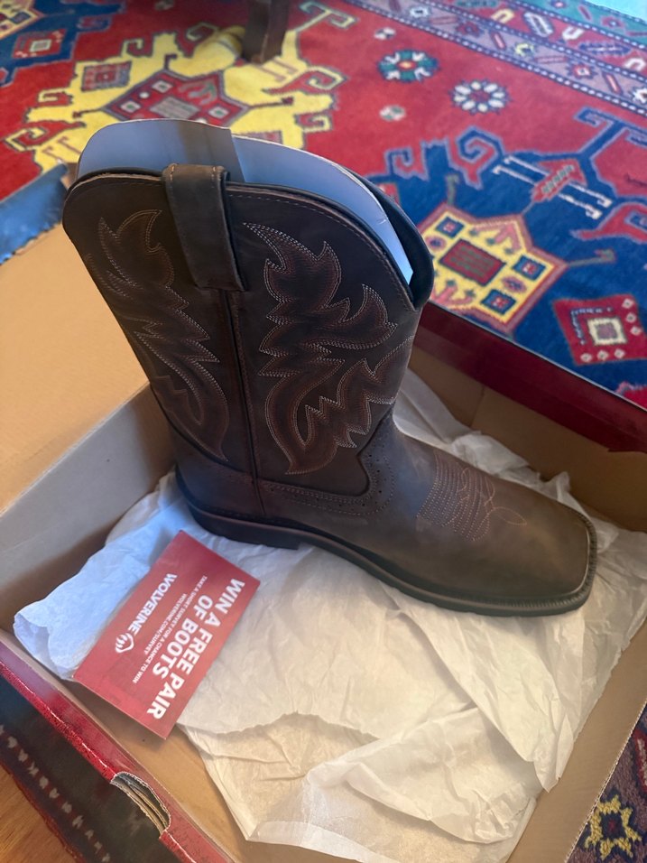 Kahverengi Vintage erkek  Botları Tokalı Blok Topuk - Görsel 3