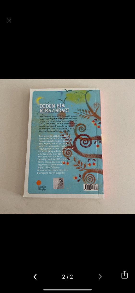 Dedem Bir Kiraz Ağacı - Angela Nanetti - Görsel 2