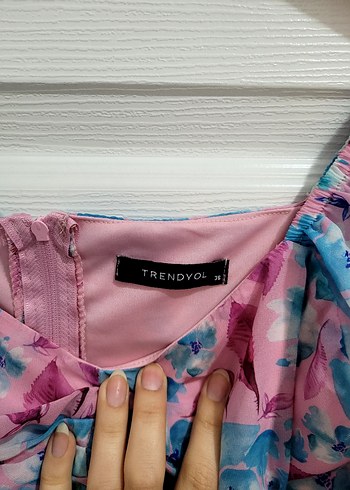 s Beden çeşitli Renk Renkli Mini Straplez Bluz