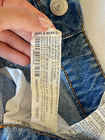xs Beden mavi Renk Pull bear şort