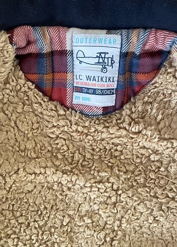 Düğmeli lacivert Erkek Çocuk Yün Kaban - Görsel 4