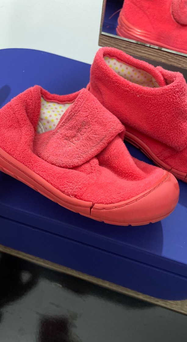 Kız Çocuk Kırmızı Sıcak Terlikler - Görsel 4