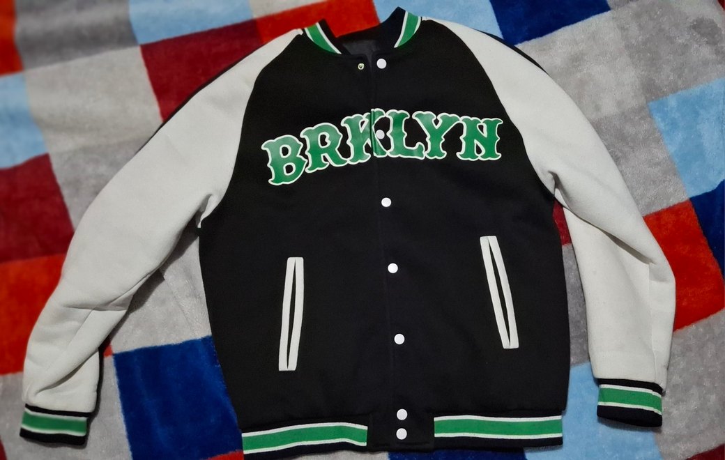 Düğmeli Çok Renkli Erkek Bomber Ceket - Görsel 3