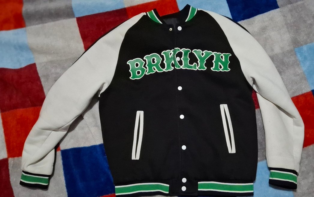 Düğmeli Çok Renkli Erkek Bomber Ceket - Görsel 4