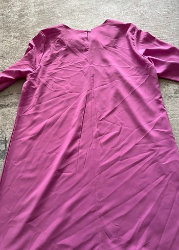 Pembe Uzun Kollu İnce Kadın Tunik - Görsel 2