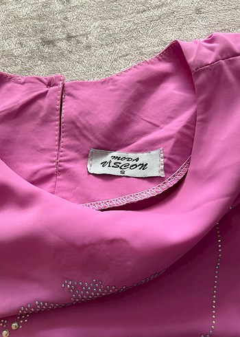 Pembe Uzun Kollu İnce Kadın Tunik - Görsel 4