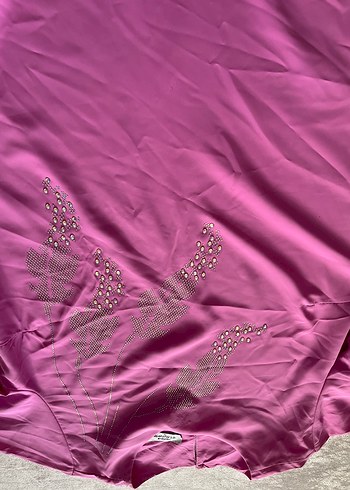 Pembe Uzun Kollu İnce Kadın Tunik - Görsel 3