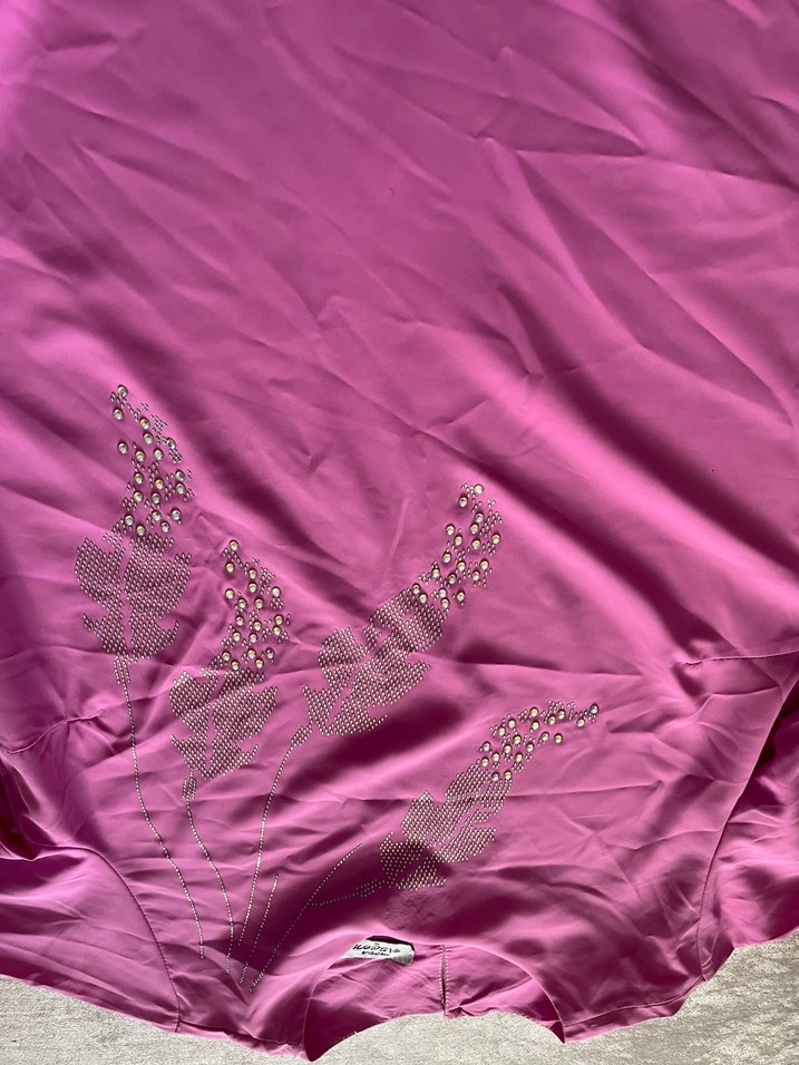 Pembe Uzun Kollu İnce Kadın Tunik - Görsel 3