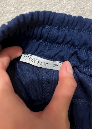 Lacivert Oysho Kadın Rahat Kesim Eşofman Altı - Görsel 3