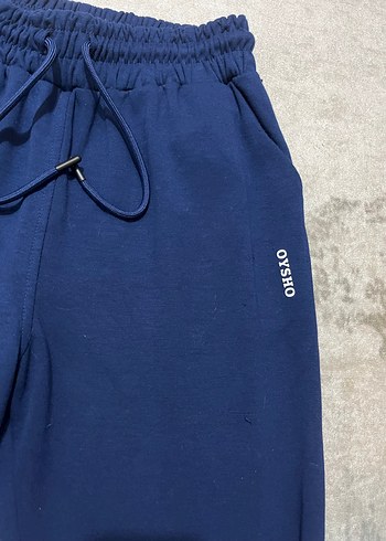 Lacivert Oysho Kadın Rahat Kesim Eşofman Altı - Görsel 2