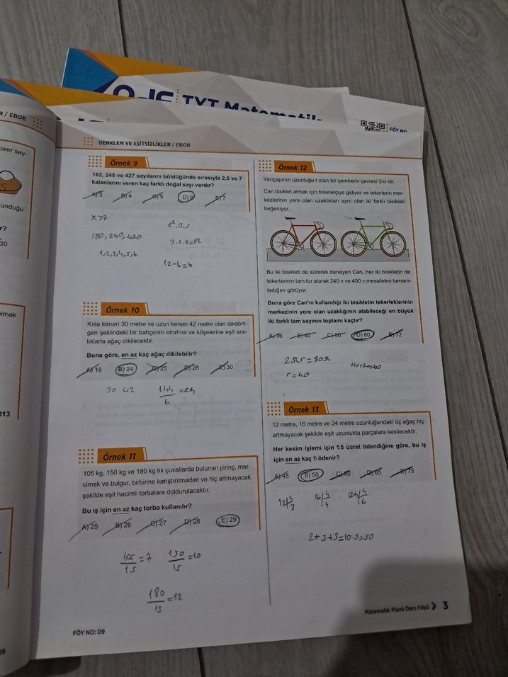 TYT Matematik Planlı Ders Föyü PDF 512 Sayfa - Görsel 5