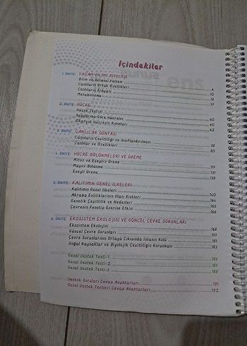 TYT Biyoloji Destek Defterim - Görsel 2