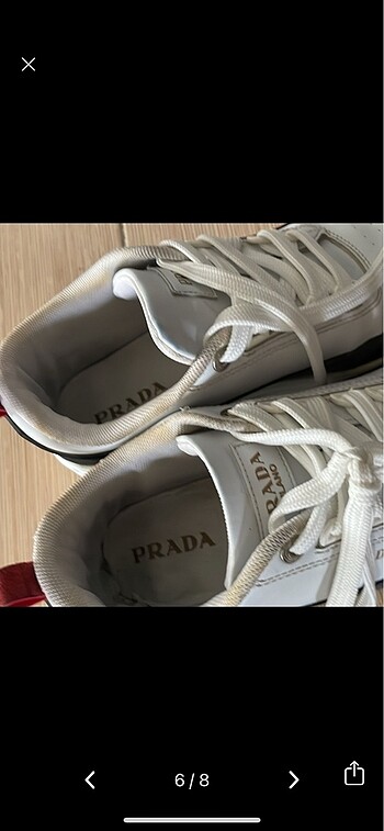 43 Beden beyaz Renk Prada Ayakkabı
