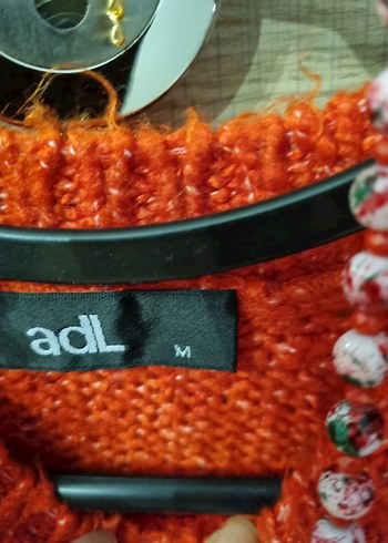 Kırmızı Triko Kadın Kazak - Görsel 5