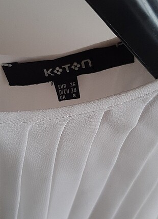 36 Beden beyaz Renk KOTON