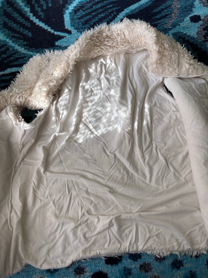 Bohem Tarzı Beyaz Kürklü Kız çocuk  Yelek - Görsel 3