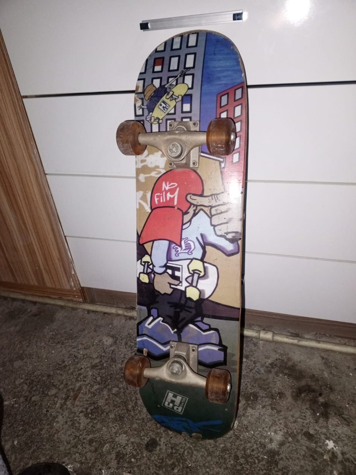 Çocuk Kaykay Kaydırağı Gri Renk - Görsel 2