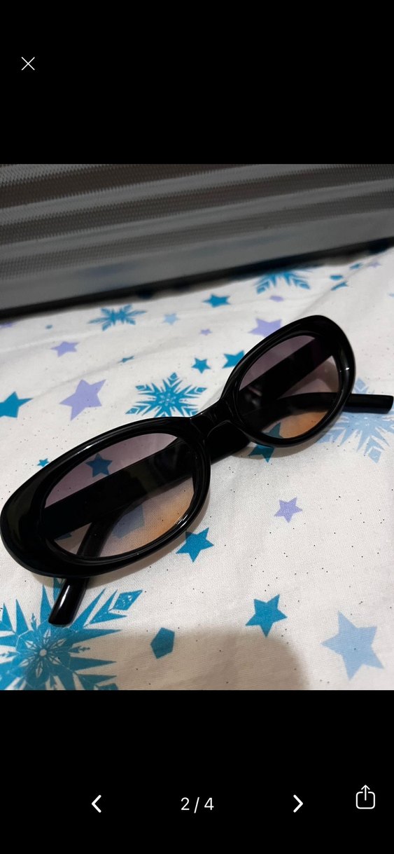 Parlak Kahverengi Şişme Kadın Güneş Gözlüğü - Görsel 2