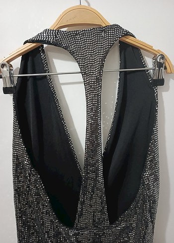 Payetli V Yaka Kadın Bluz - Görsel 7