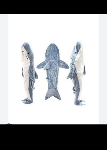 Unisex Köpekbalığı uyku tulumu.Boy 170 cm Defosuz temiz ürün - Görsel 3