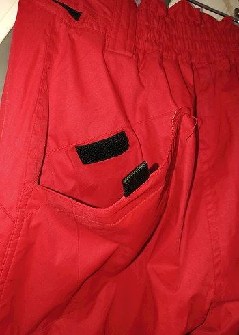 Kırmızı Bel Bantlı Erkek Kayak Pantolonu - Görsel 9