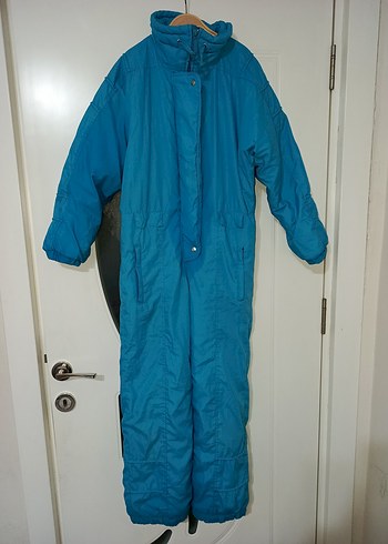 Mavi Kapüşonlu Kayak Tulumu Kadın - Erkek 11-12 yaş - Görsel 2