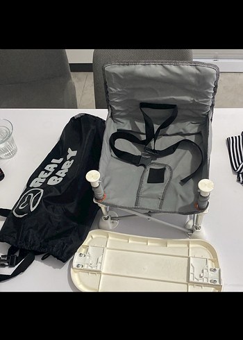 Diğer Gri Katlanabilir Bebek Mama Sandalyesi