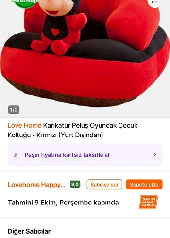 Kırmızı Bebek Çocuk Koltuğu - Görsel 6