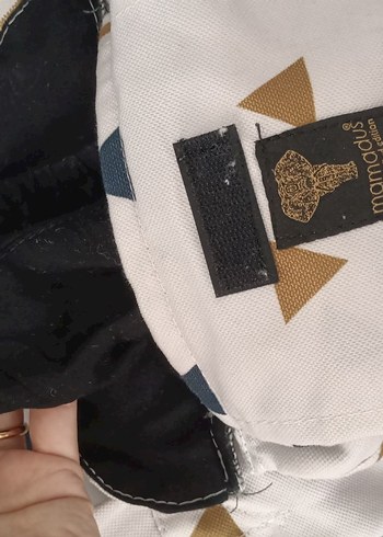 Beyaz Desenli Bebek Taşıyıcı - Görsel 6