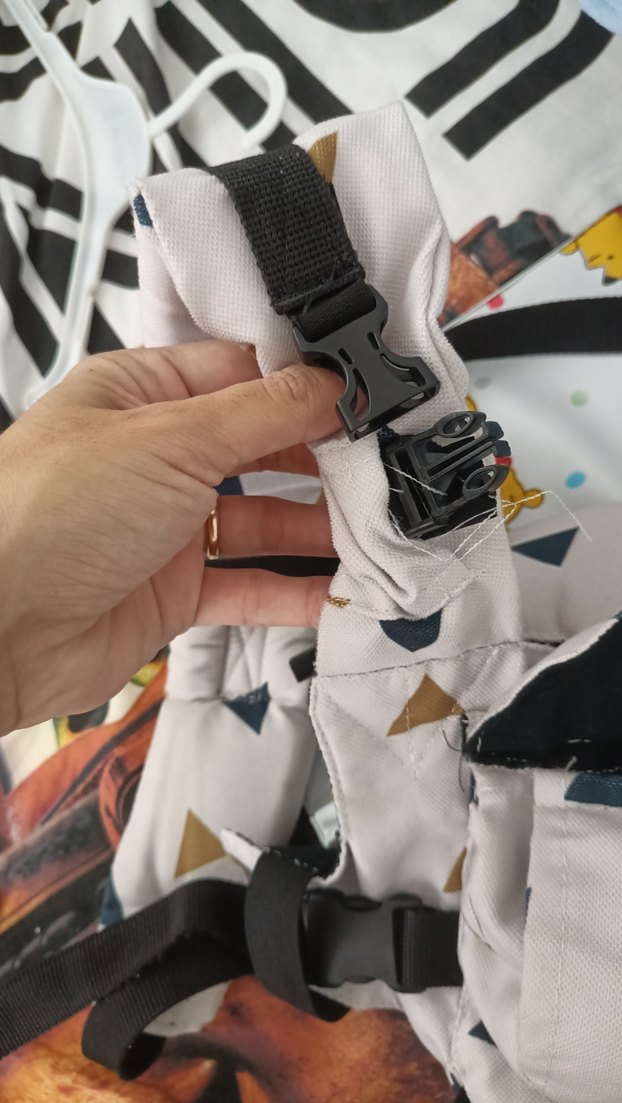 Beyaz Desenli Bebek Taşıyıcı - Görsel 5