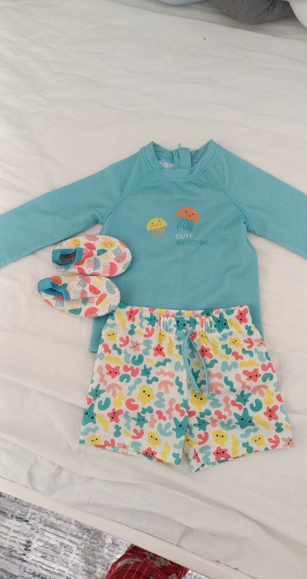 Turkuaz Erkek Çocuk Uzun Kollu mayo - Görsel 3