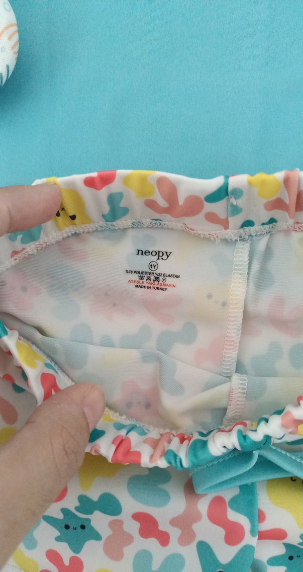 Turkuaz Erkek Çocuk Uzun Kollu mayo - Görsel 4