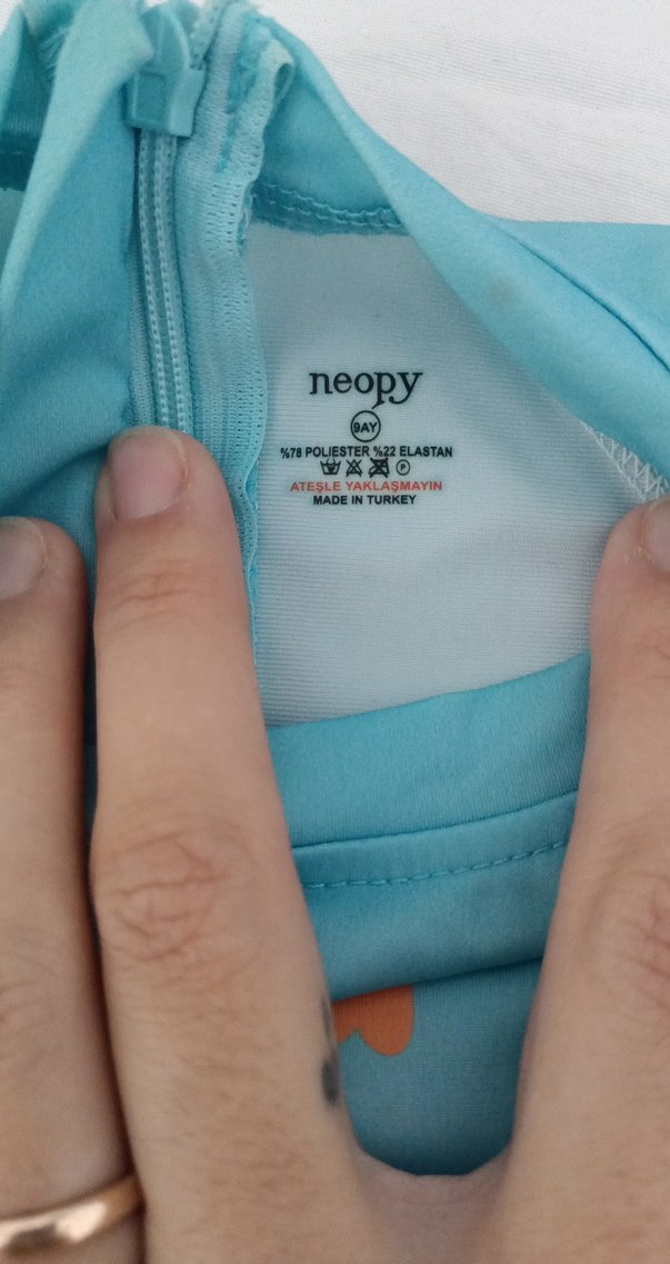 Turkuaz Erkek Çocuk Uzun Kollu mayo - Görsel 5