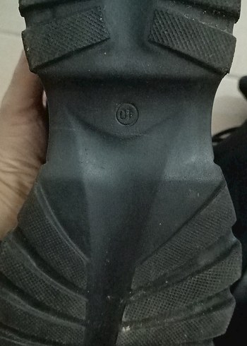 Siyah Topuklu Kadın Spor Ayakkabı - Görsel 4