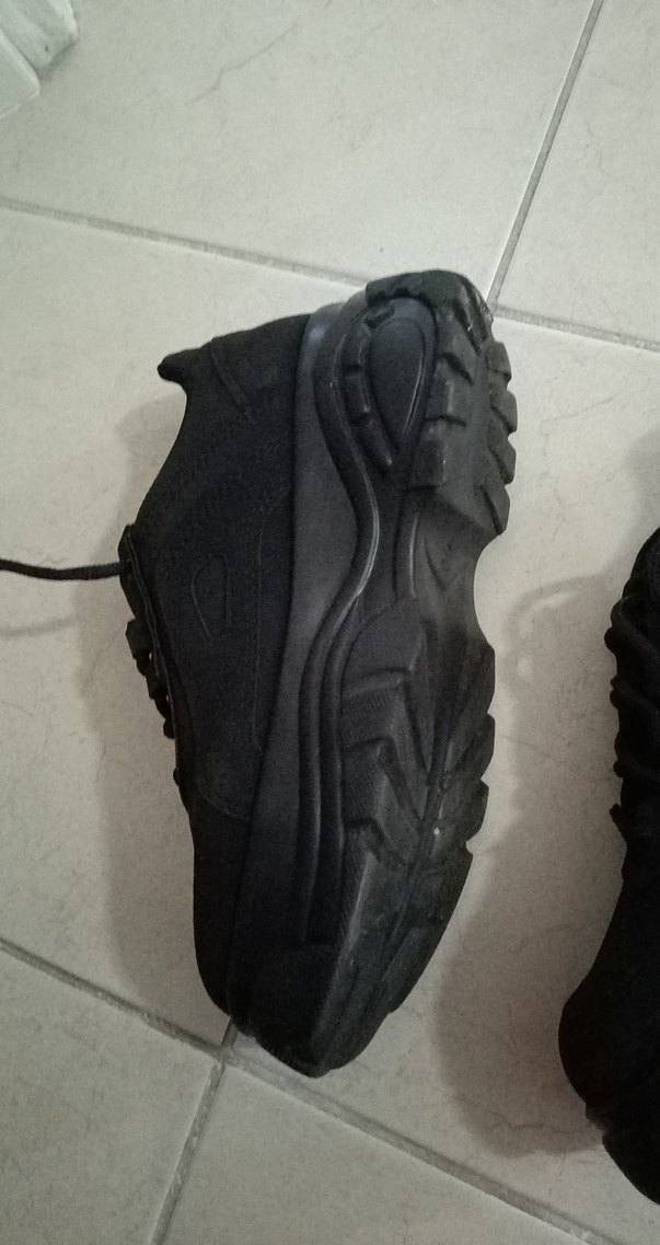 Siyah Topuklu Kadın Spor Ayakkabı - Görsel 3